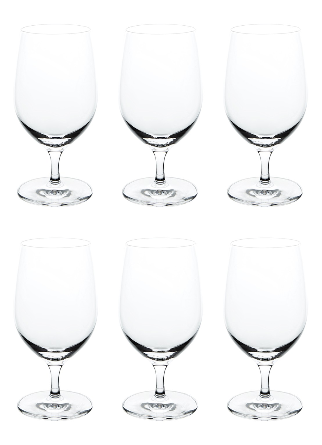 Schott Zwiesel Banquet waterglas 25 cl set van 6 - voorkant transparant