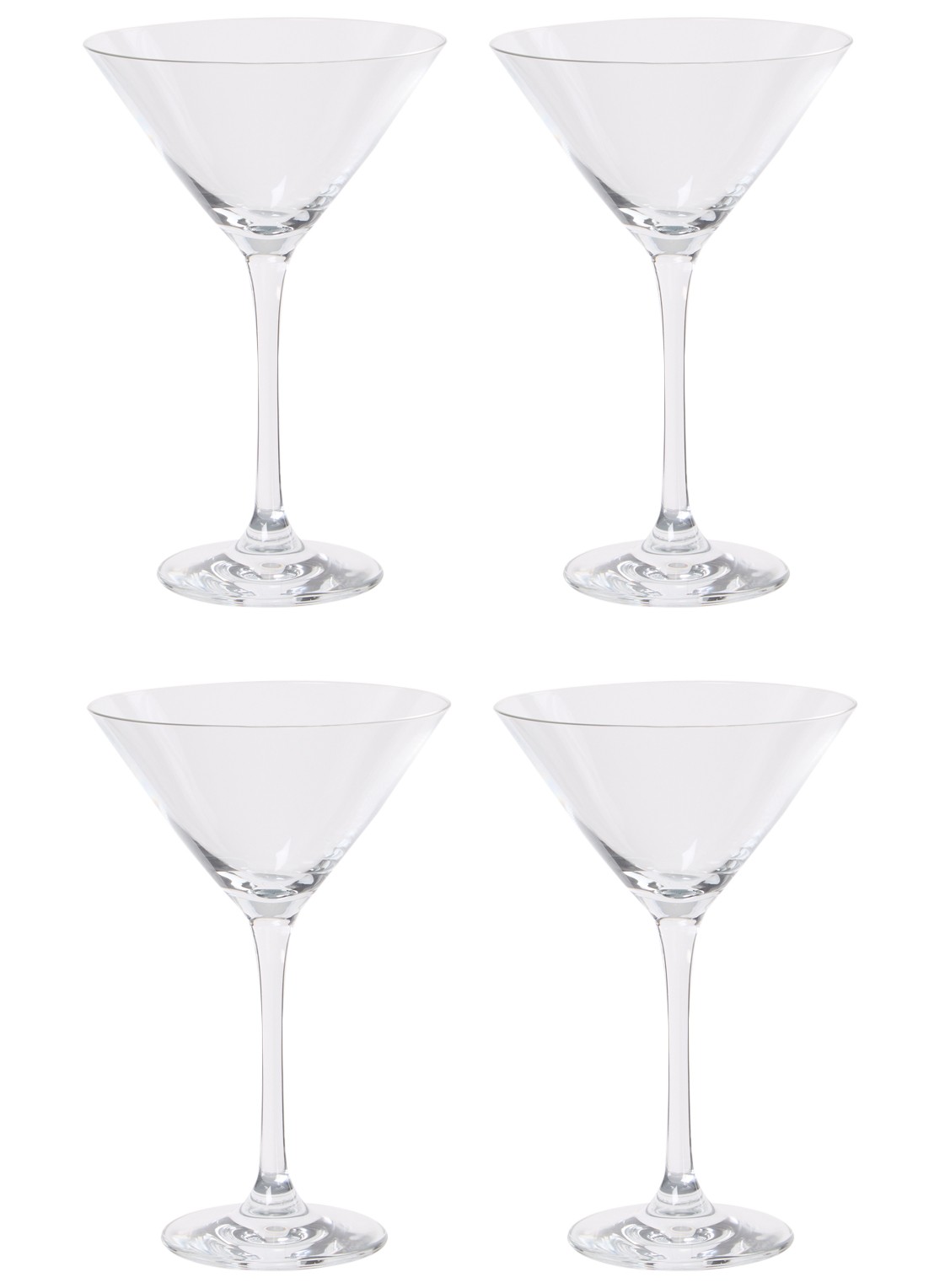Schott Zwiesel Bar Special Martini cocktailglas 27 cl set van 4 - voorkant 2 transparant