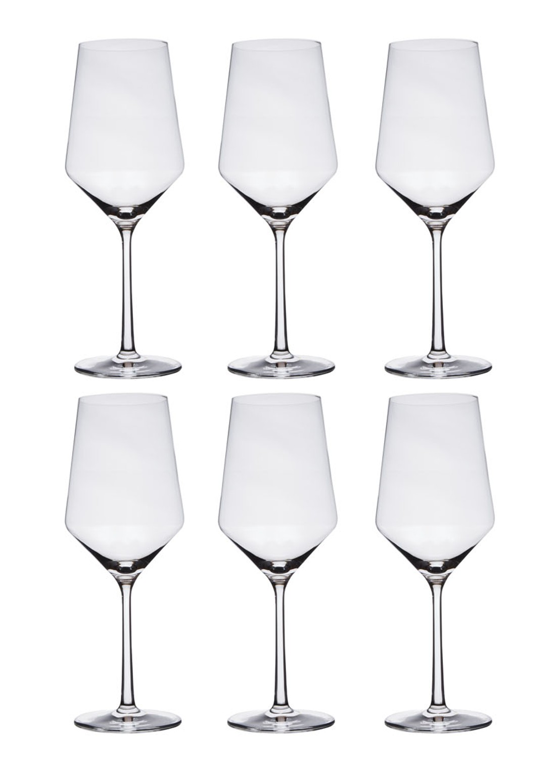 Schott Zwiesel Belfesta cabernet rode wijnglas 55 cl set van 6 - voorkant transparant
