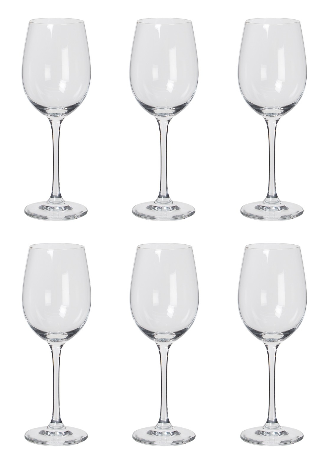 Schott Zwiesel Classico Bourgogne rode wijnglas 41 cl set van 6 - voorkant 2 transparant