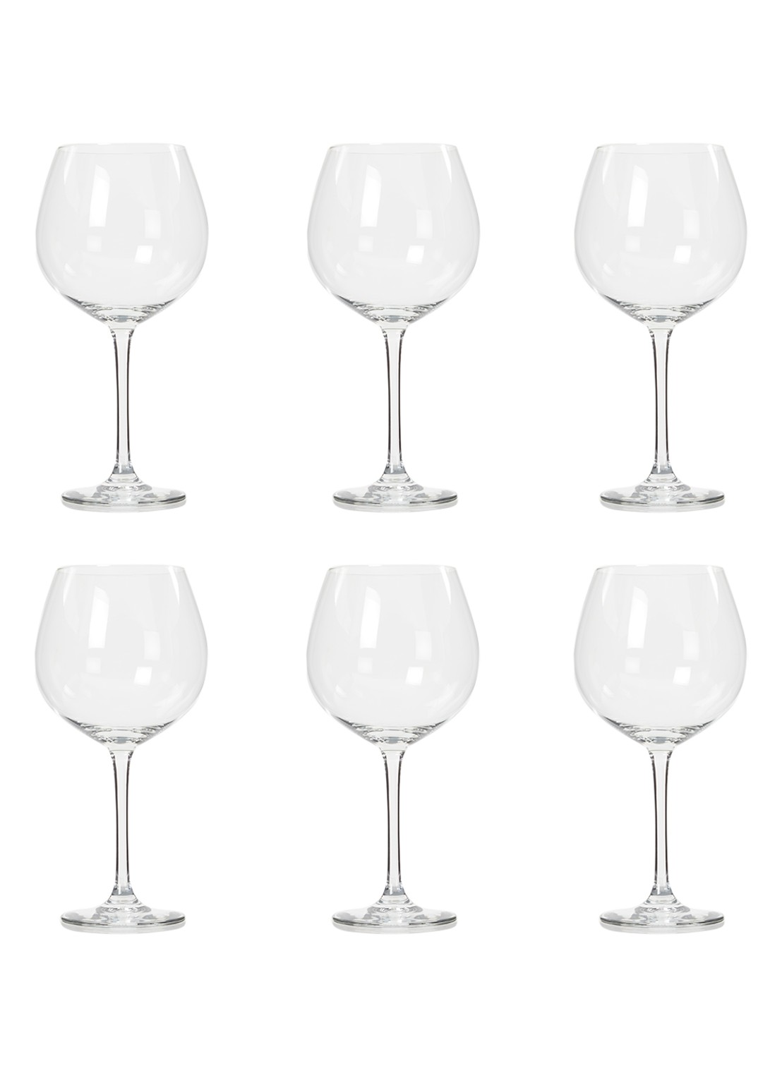 Schott Zwiesel Classico bourgogneglas rode wijn 81 cl set van 6 - voorkant 2 transparant