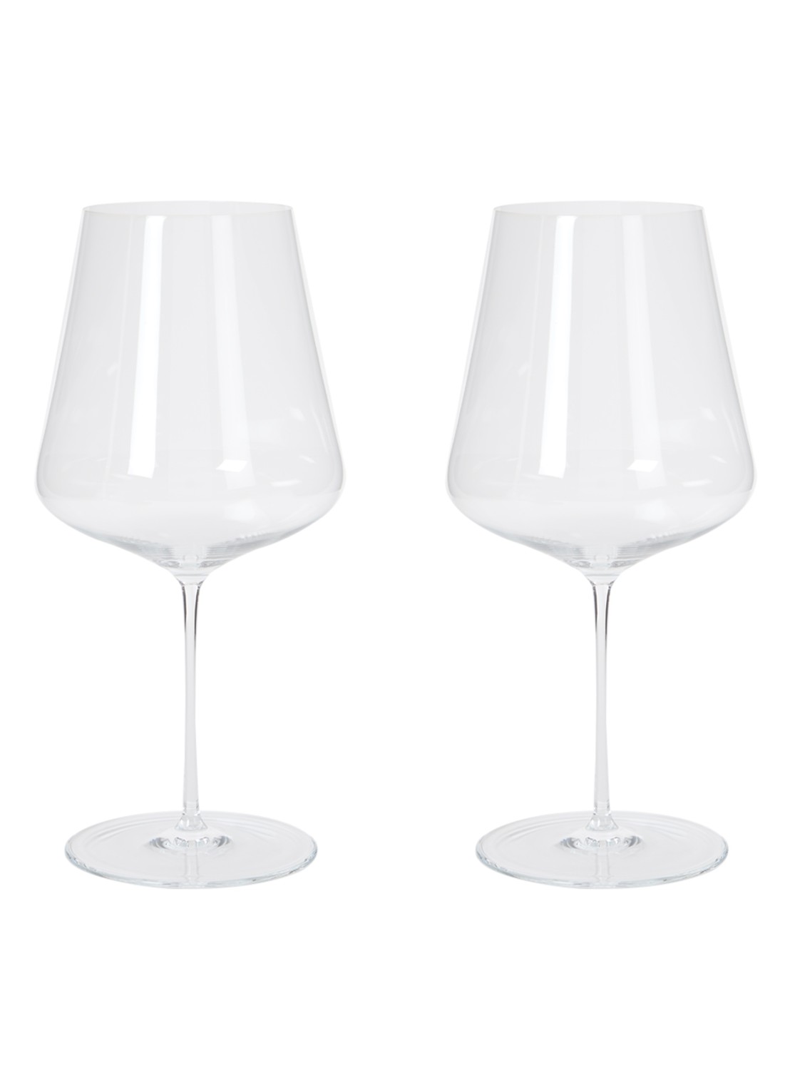 Schott Zwiesel Duo Bourgogne rode wijnglas 74 cl set van 2 - voorkant transparant