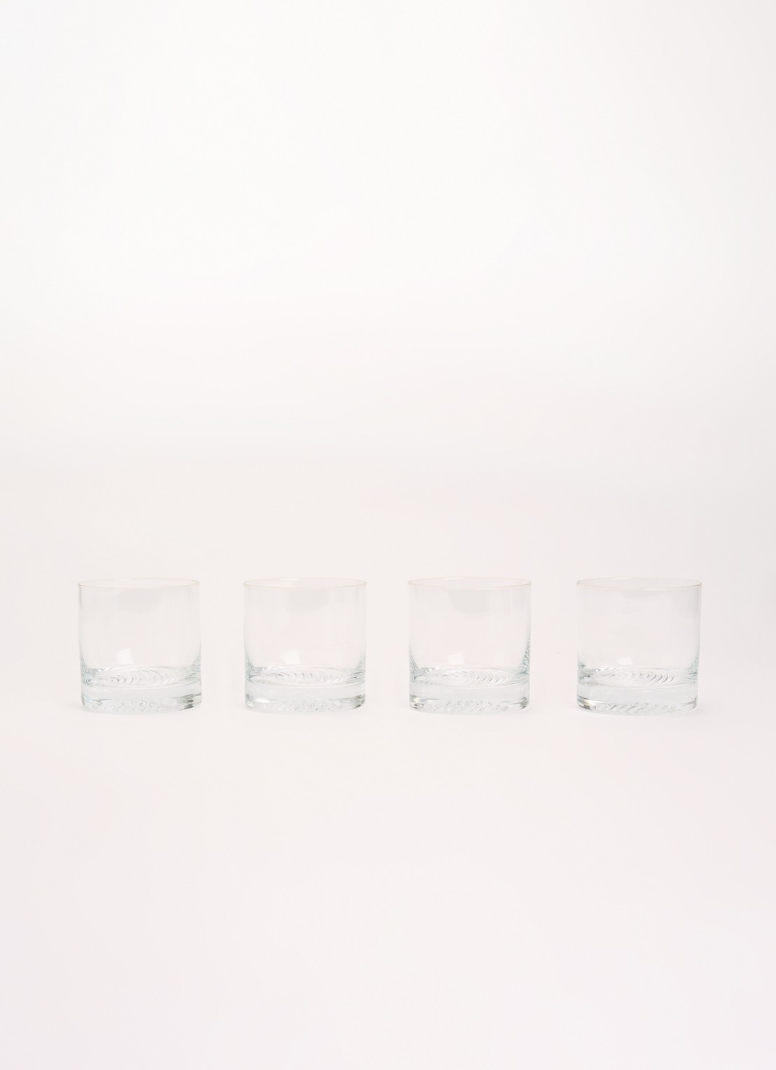 Schott Zwiesel Echo whiskeyglas 39,9 cl set van 4 - voorkant transparant