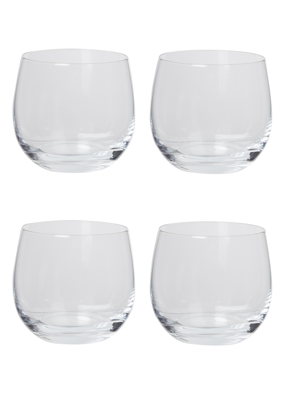 Schott Zwiesel For You whiskyglas 40 cl set van 4 - voorkant 2 transparant