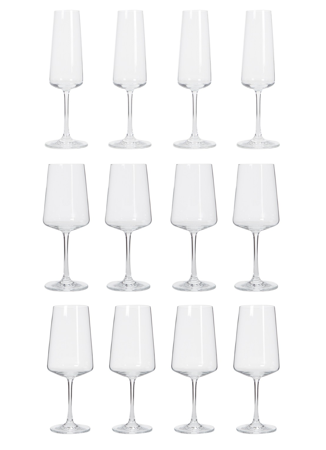 Schott Zwiesel Mio wijnglas set van 12 - voorkant 4 transparant