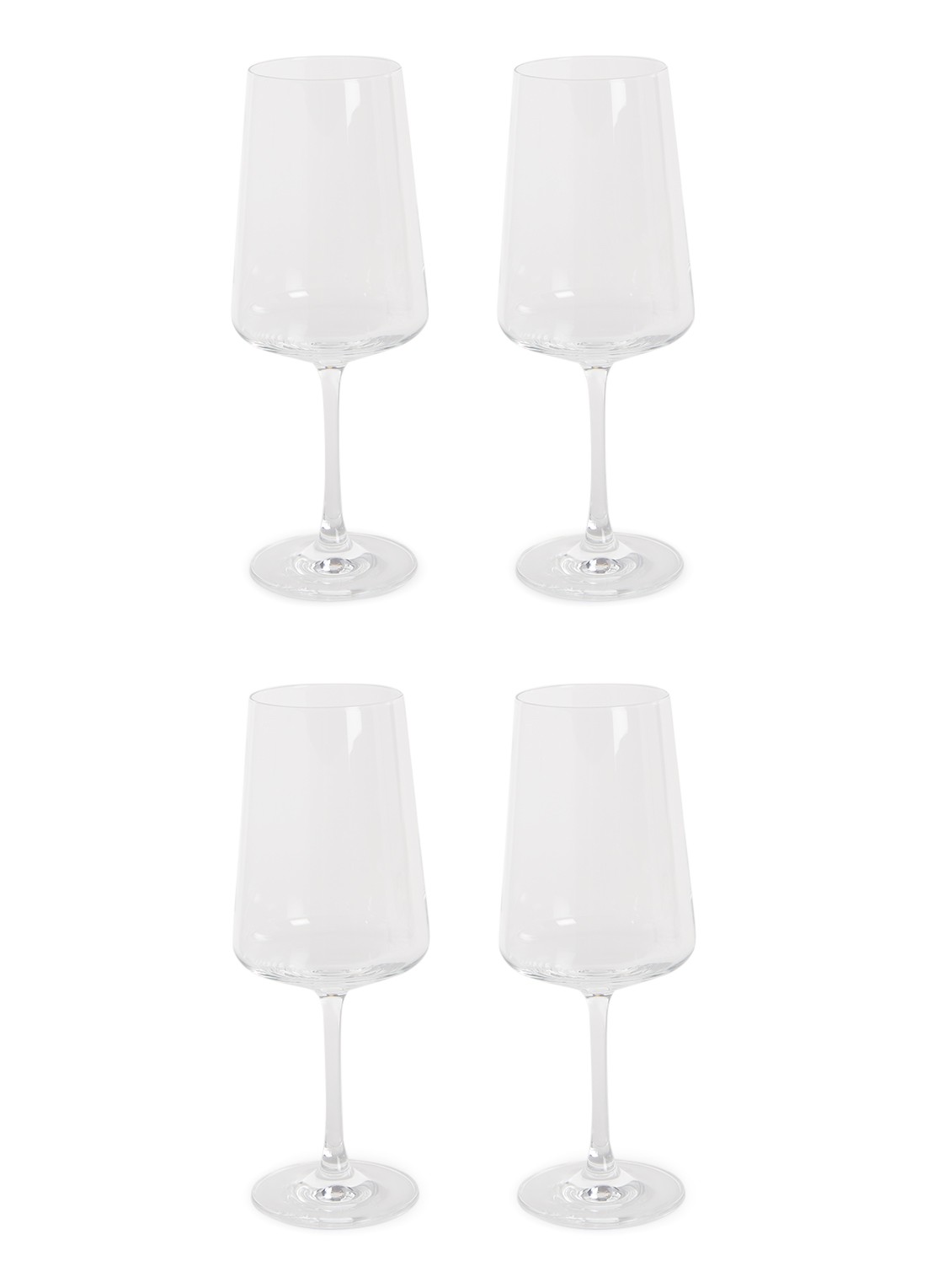 Schott Zwiesel MioVino rode wijnglas 50 cl set van 4 - voorkant transparant