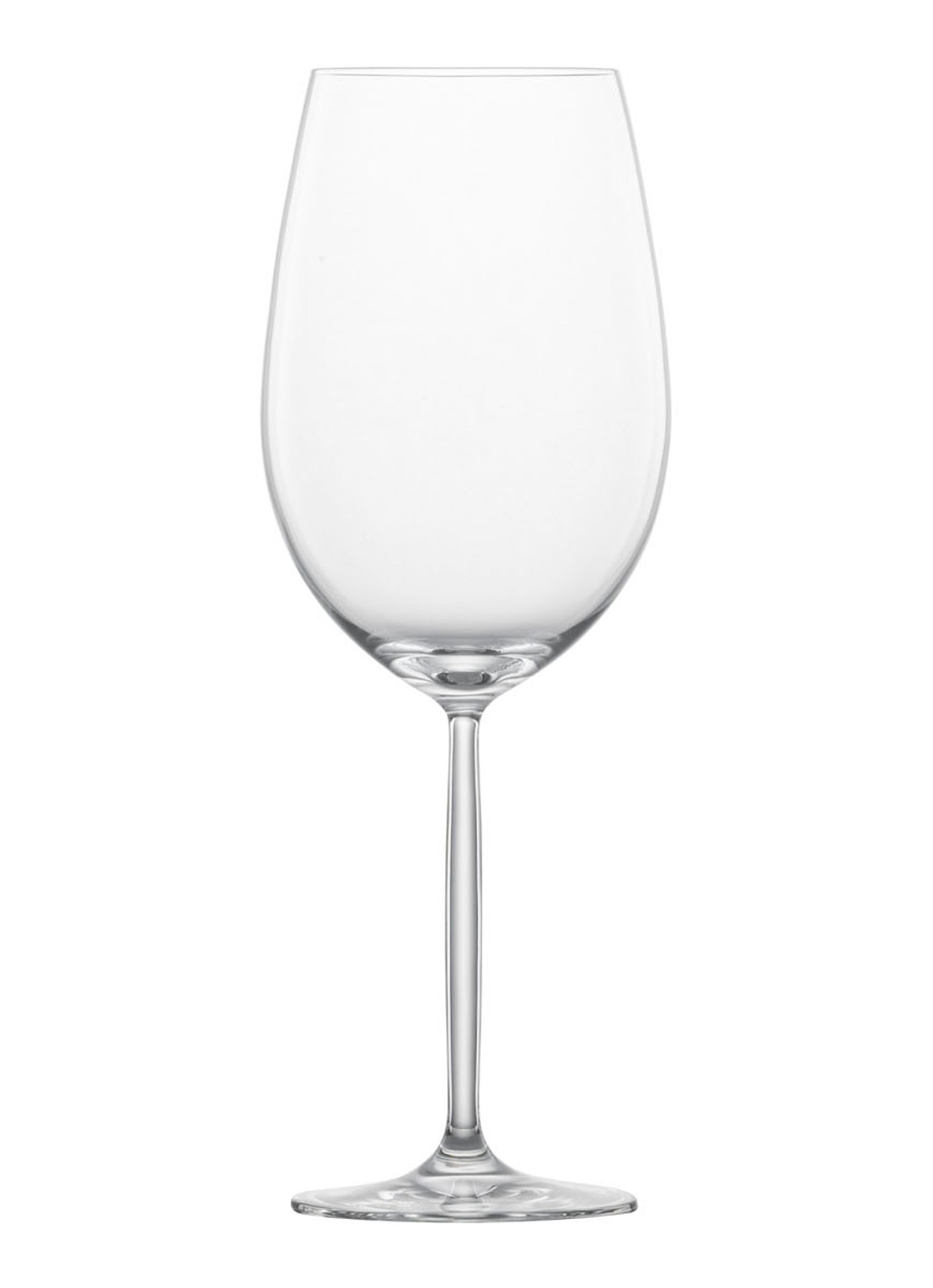 Schott Zwiesel Muse (Diva) Bordeaux rode wijnglas 77cl set van 4 - voorkant transparant