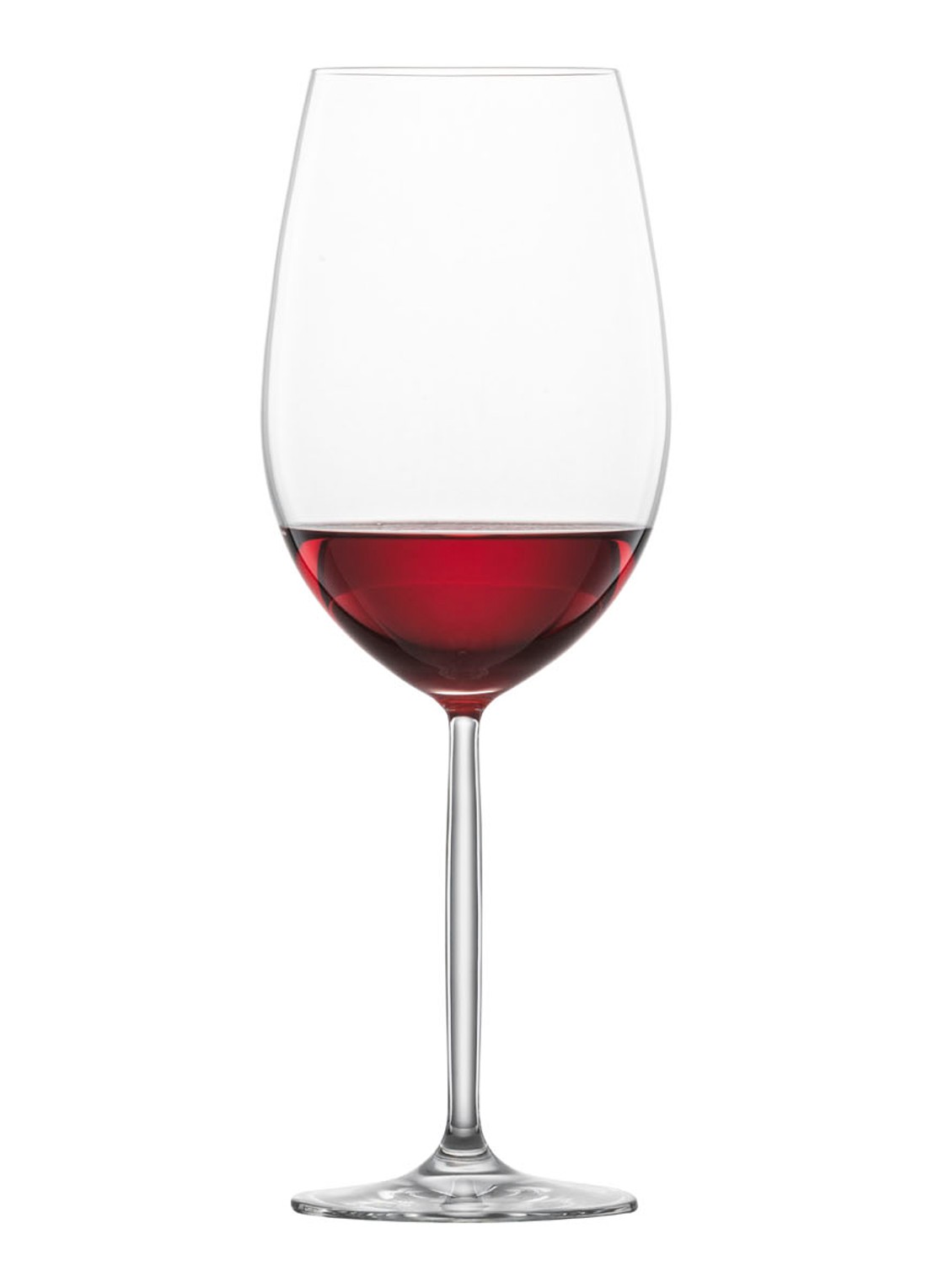 Schott Zwiesel Muse (Diva) Bordeaux rode wijnglas 77cl set van 4 - voorkant 2 transparant