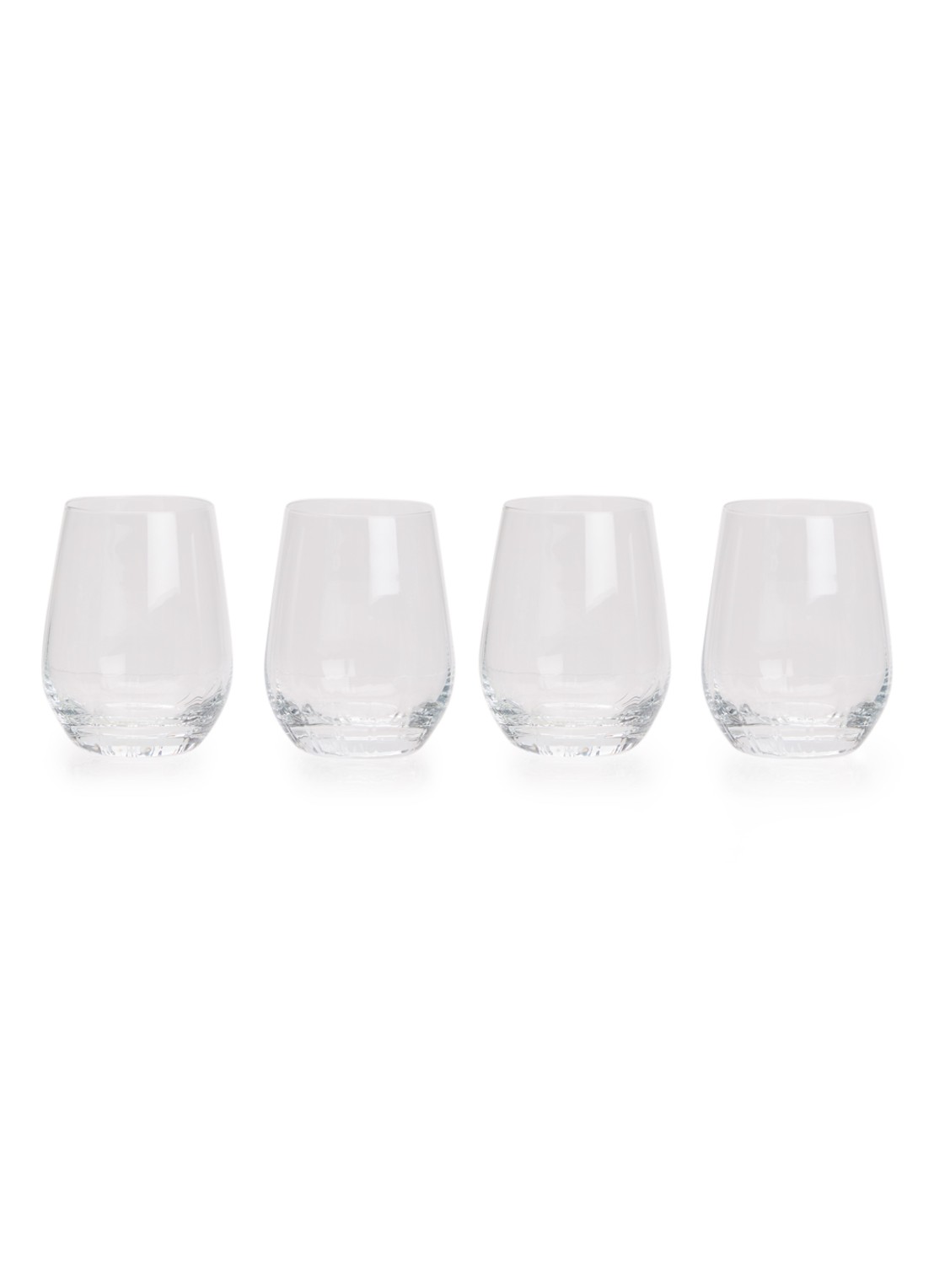 Schott Zwiesel Prizma Allround drinkglas 37 cl set van 4 - voorkant transparant