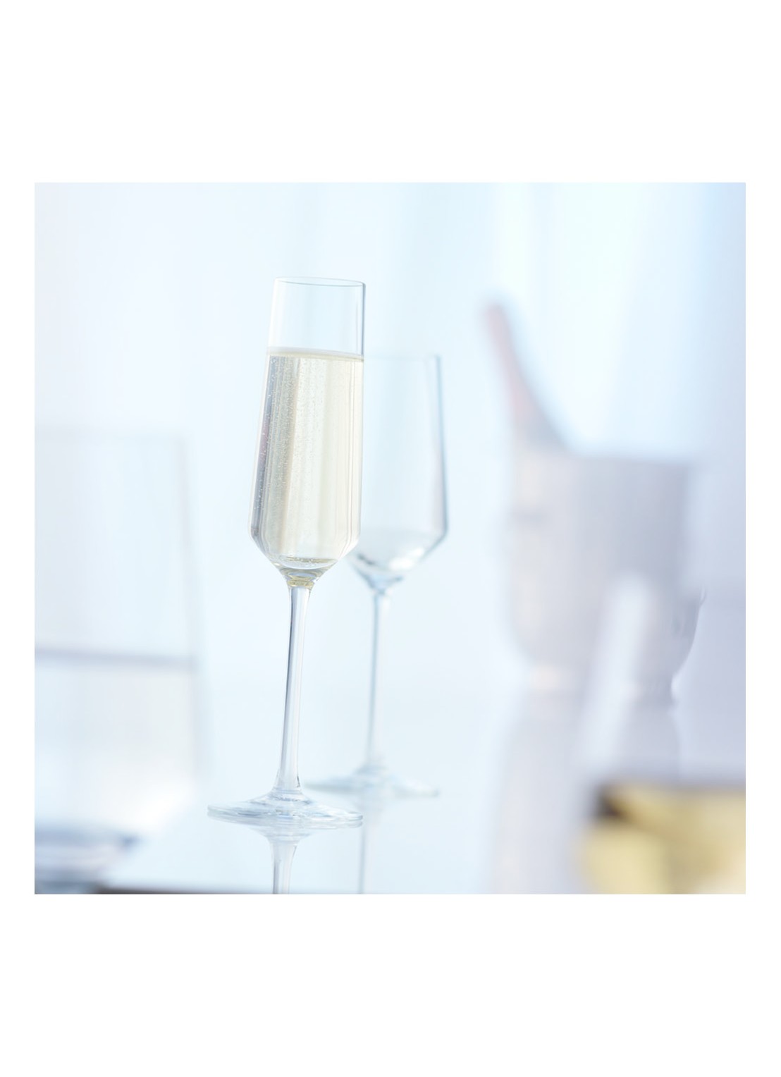 Schott Zwiesel Pure champagneglas 21,5 cl set van 2 - detail 3 transparant