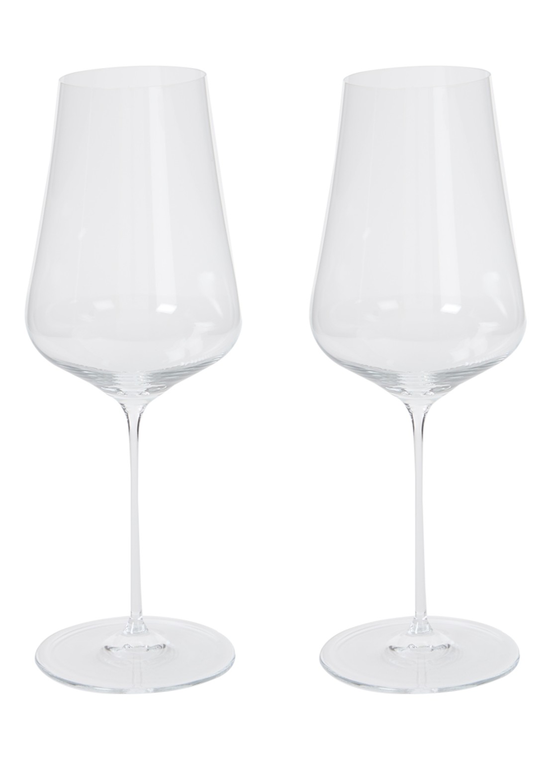 Schott Zwiesel Pure Riesling wijnglas 30 cl set van 2 - voorkant 2 transparant