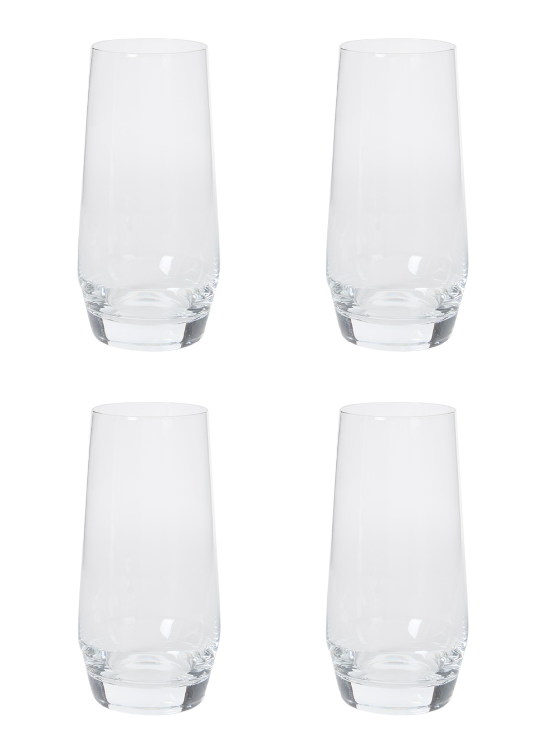 Schott Zwiesel Pure waterglas 36 cl set van 4 - voorkant transparant