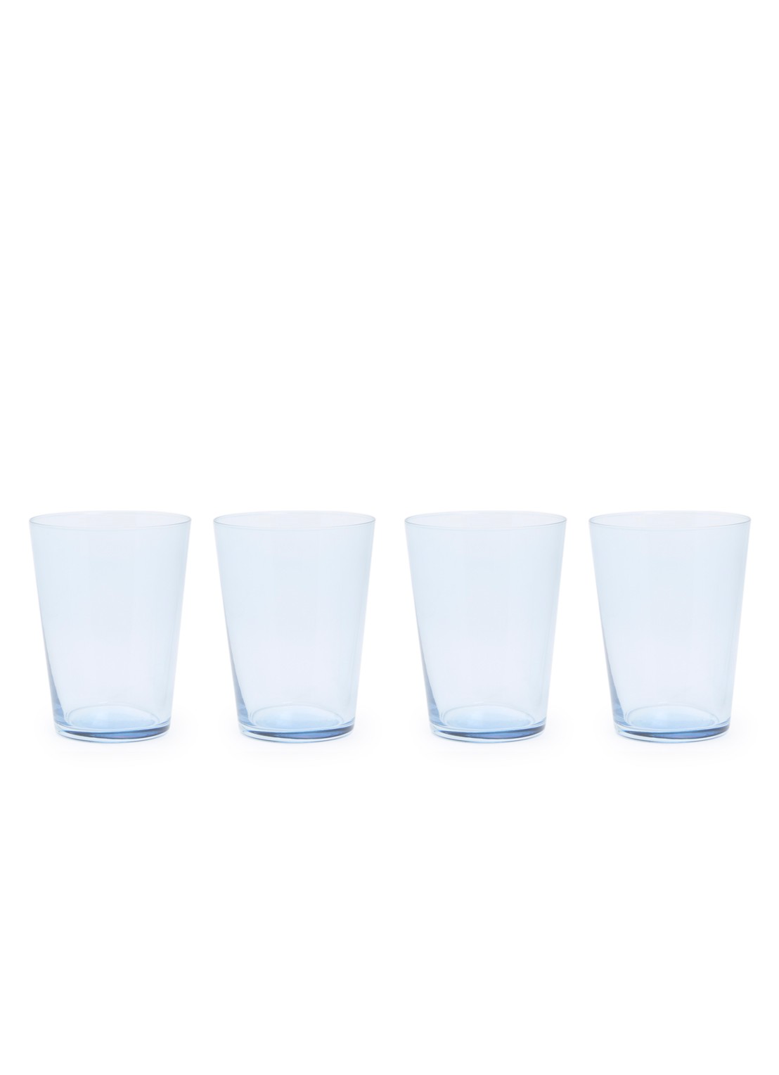 Schott Zwiesel Together waterglas 55 cl set van 4 - voorkant blauw