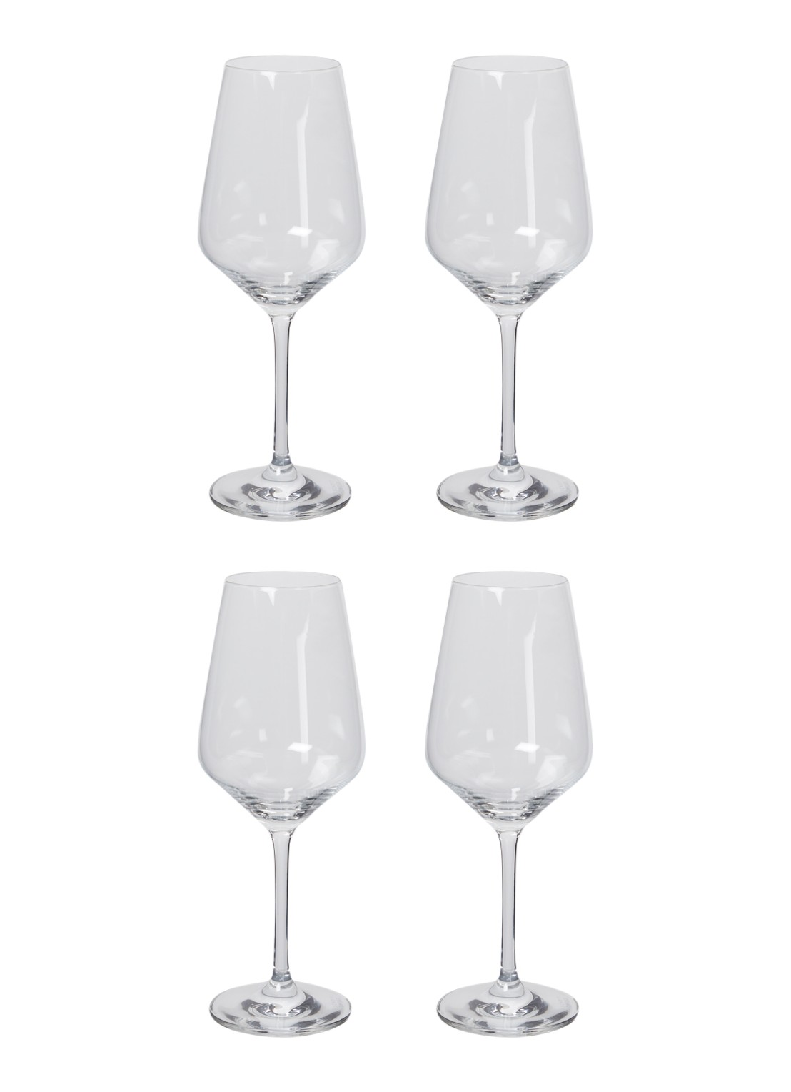 Schott Zwiesel Tulip witte wijnglas 36 cl set van 4 - voorkant transparant
