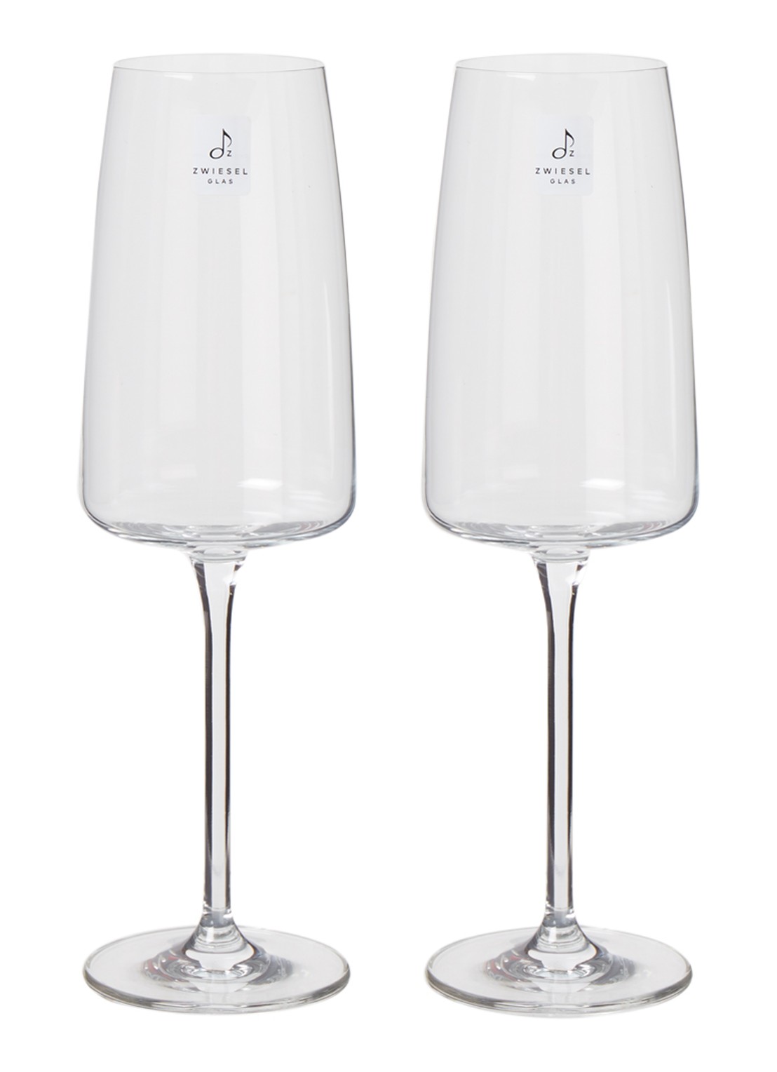 Schott Zwiesel Vivid Senses Sparkling Wine champagneglas 38 cl set van 2 - voorkant transparant