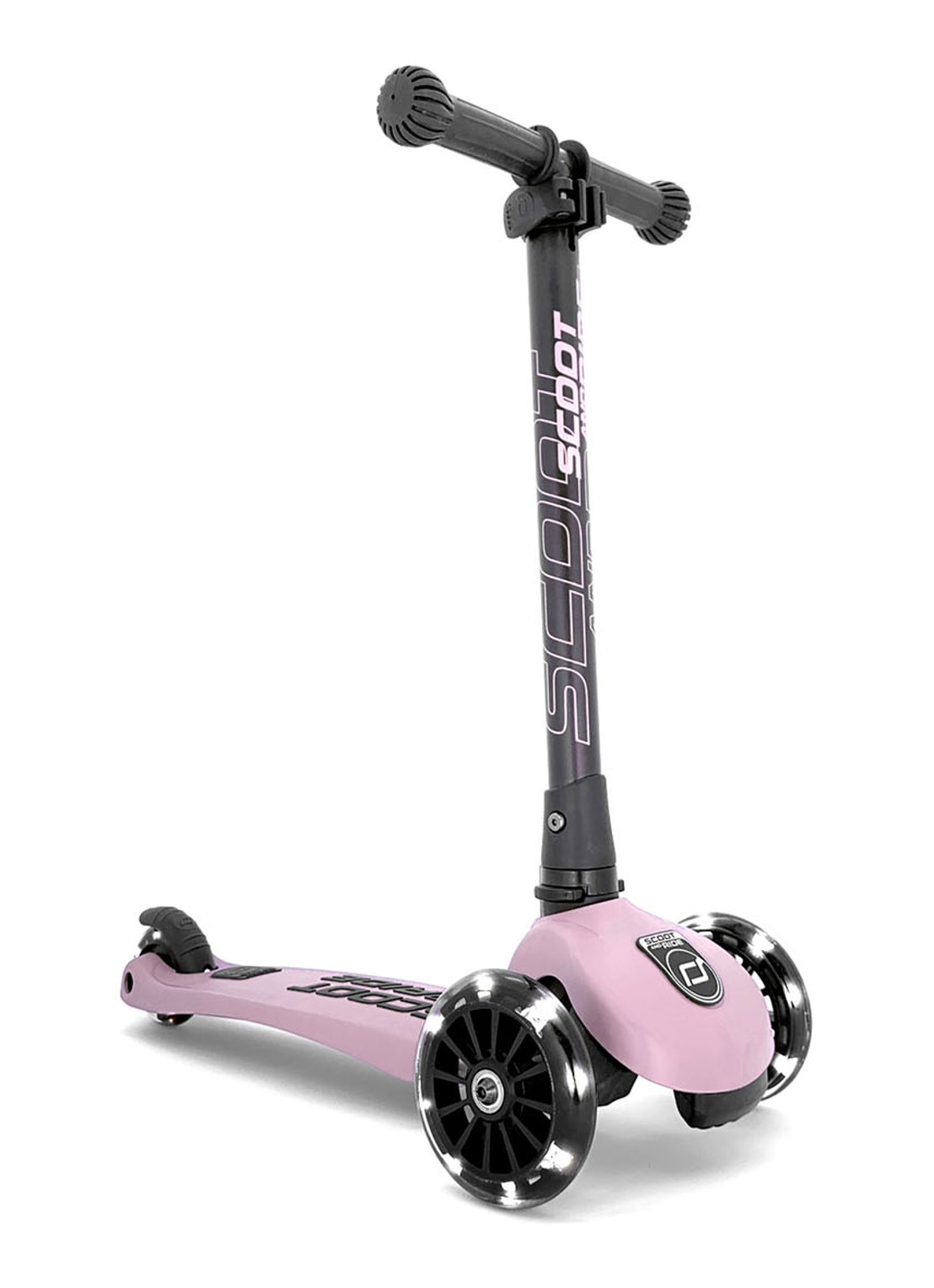Scoot&Ride Highway Kick 3 step - voorkant roze