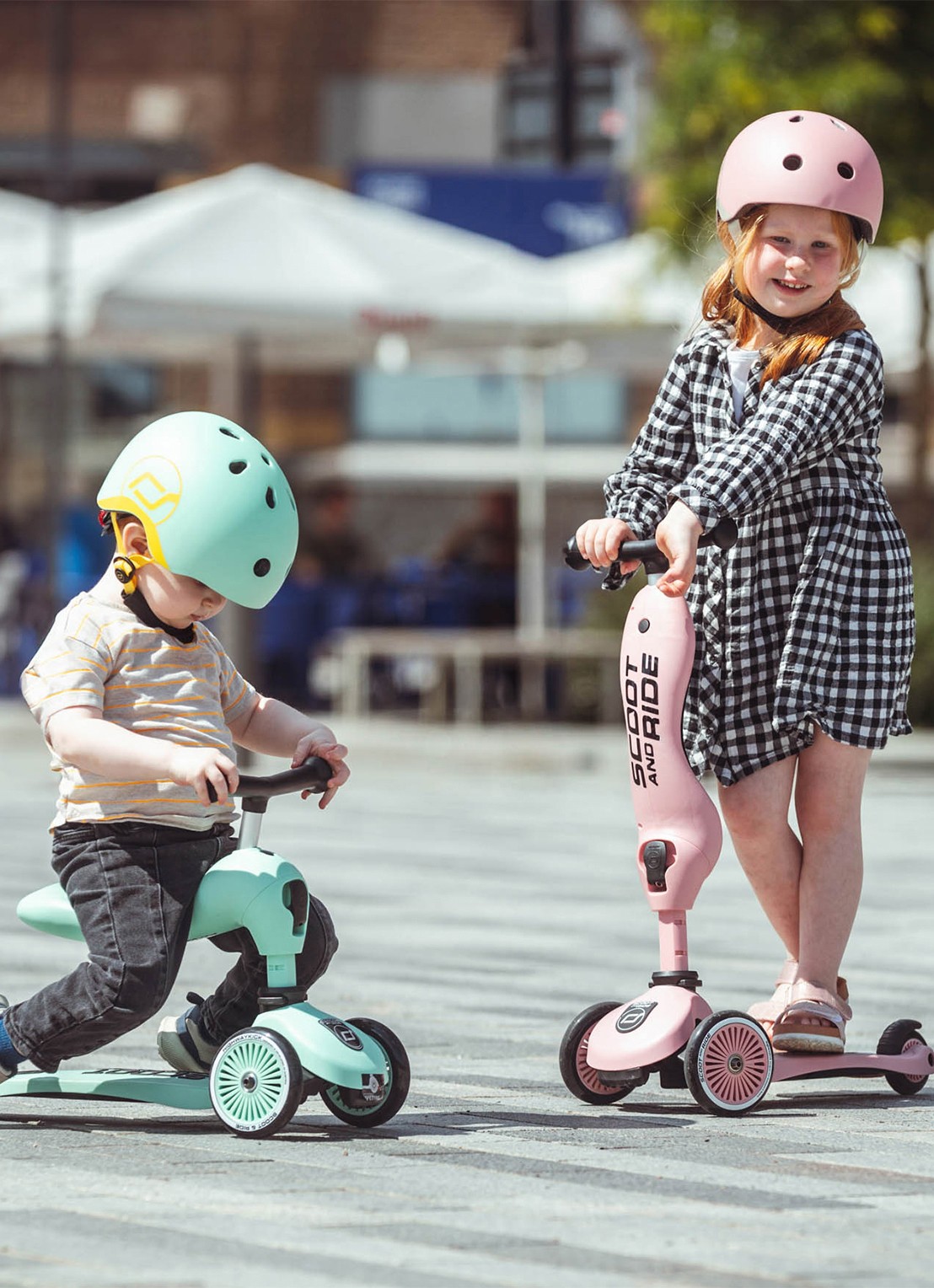 Scoot&Ride Highwaykick 1 loopfiets en step - detail 6 wit