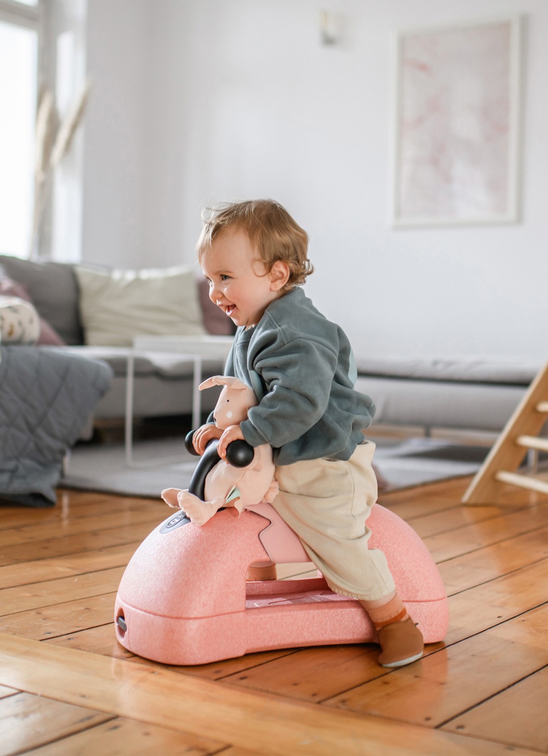 Scoot&Ride My First 3-in-1 loopwagen  - detail 4 roze