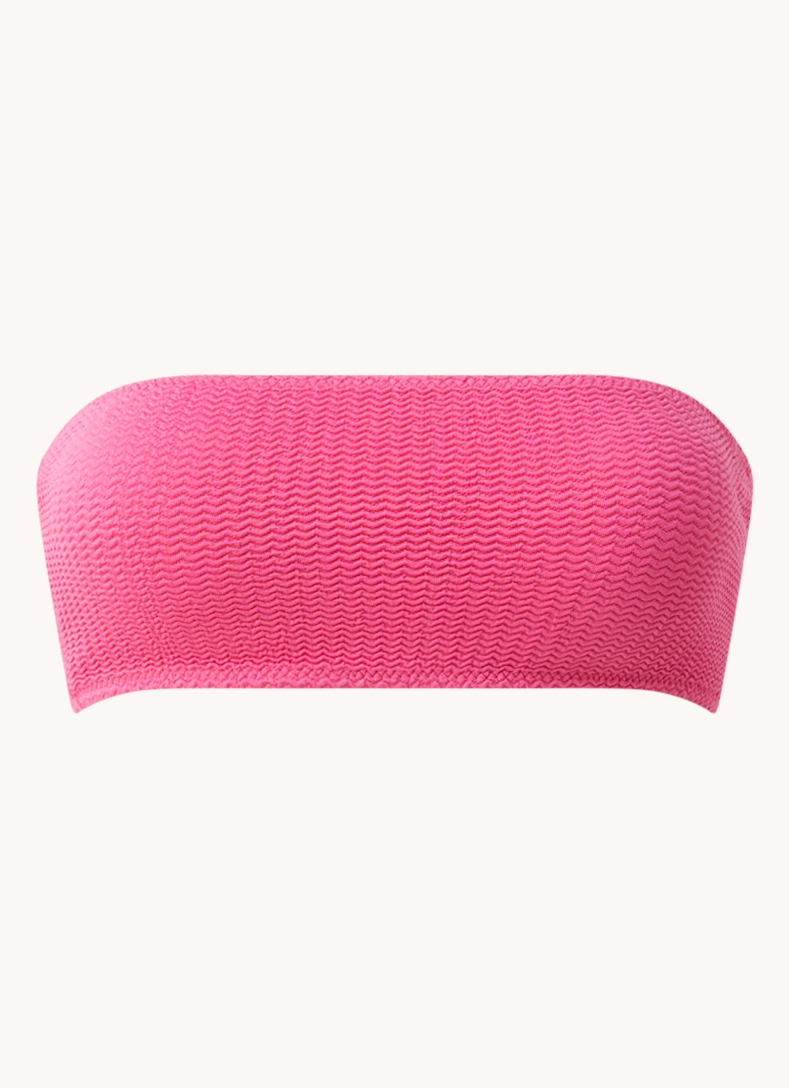 Seafolly Bandeau bikinitop met uitneembare vulling en afneembare bandjes - voorkant 4 fuchsia