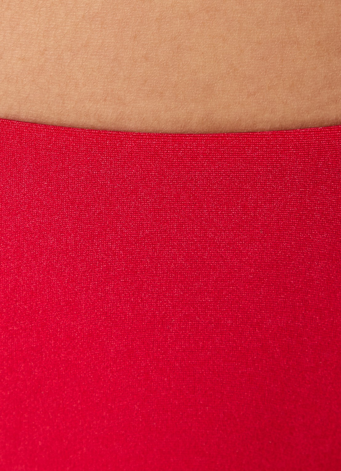 Seafolly Bikinislip met structuur - detail 5 kersenrood