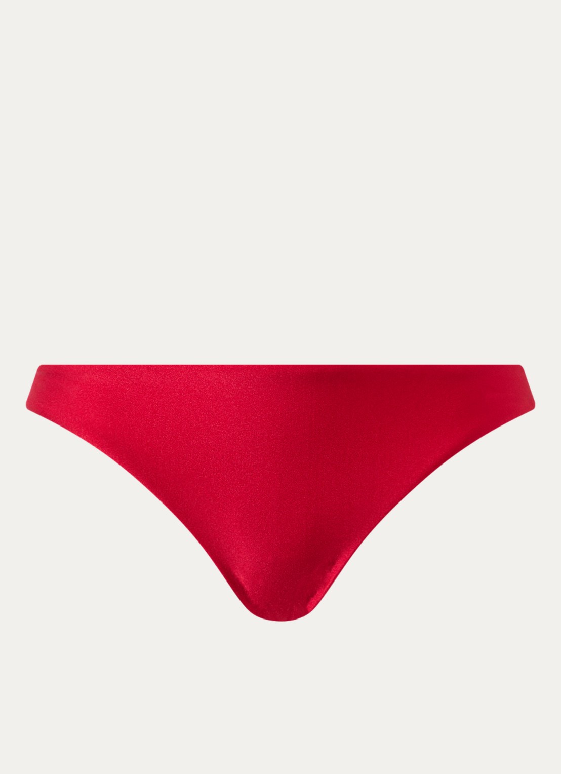 Seafolly Bikinislip met structuur - voorkant 2 kersenrood