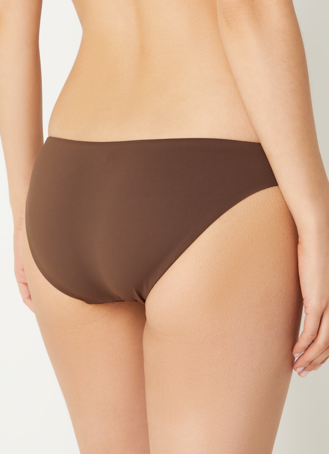 Seafolly Collective hipster bikinislip - achterkant 3 chocoladebruin