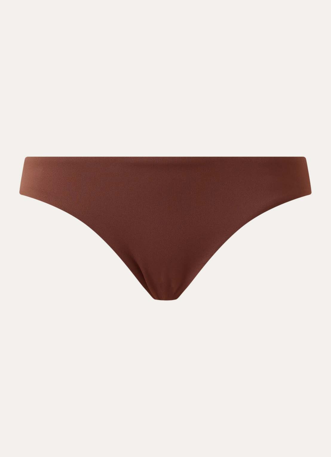 Seafolly Collective hipster bikinislip - voorkant chocoladebruin