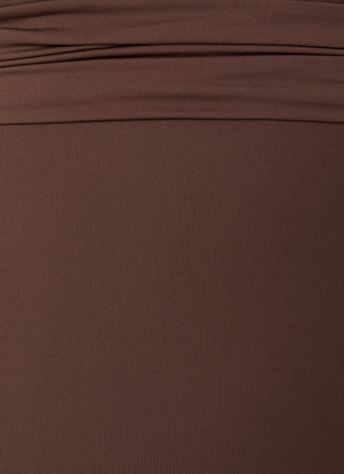 Seafolly Cross Back plunge badpak met plooidetail - detail 4 bruin