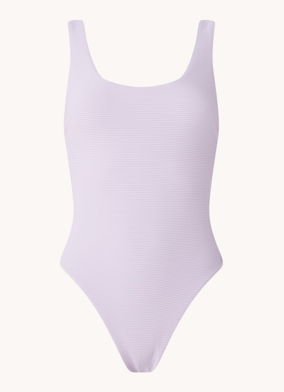 Seafolly Essentials badpak met structuur - voorkant lila