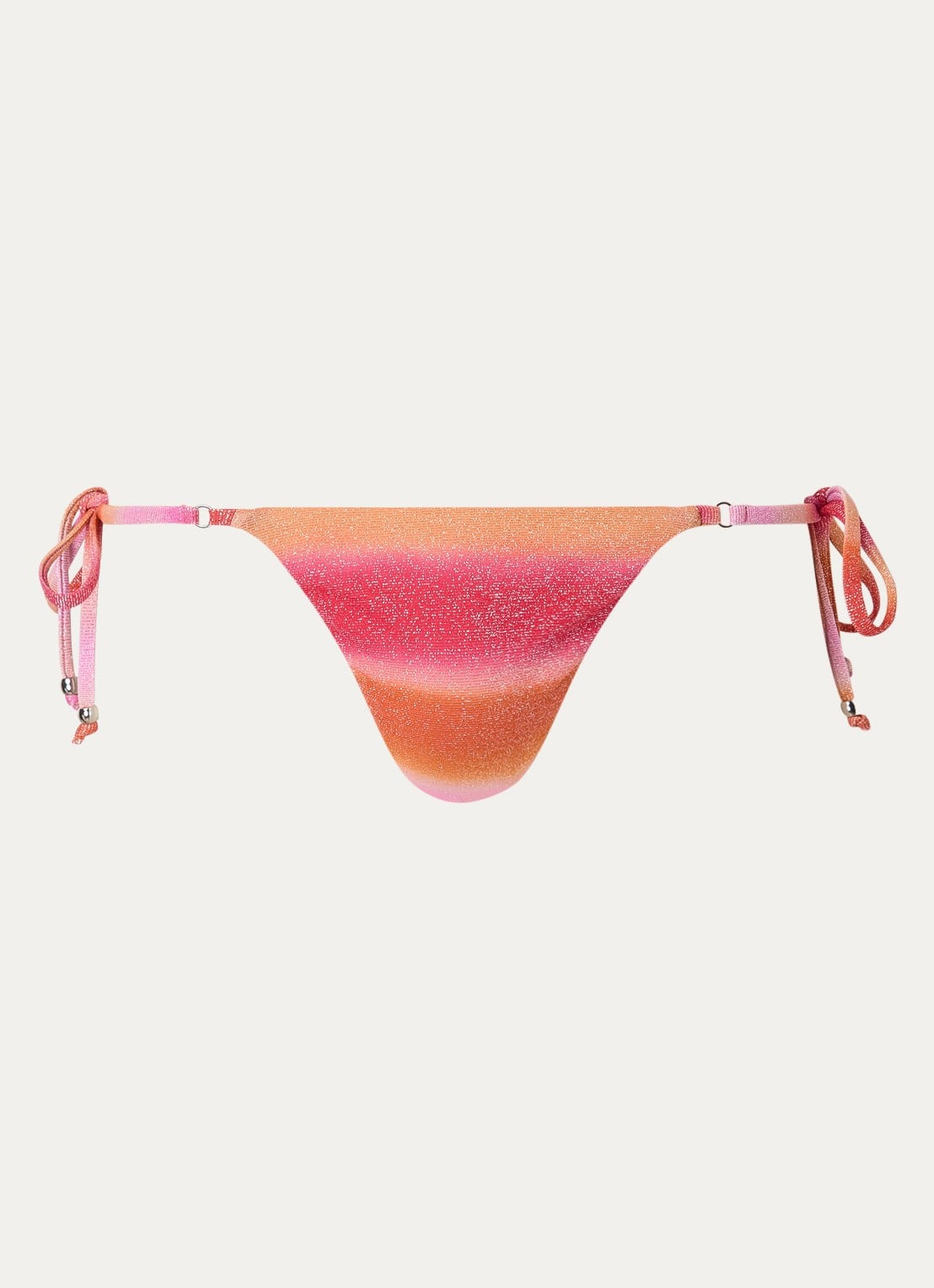 Seafolly Spectrum brazilian bikinislip met lurex - voorkant 4 roze
