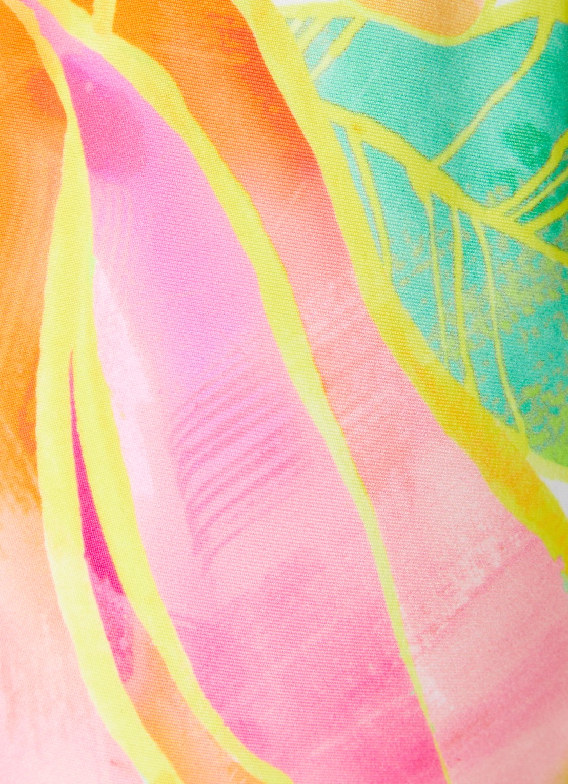 Seafolly Wonderland halter bikinitop met uitneembare vulling - detail 4 abrikoos