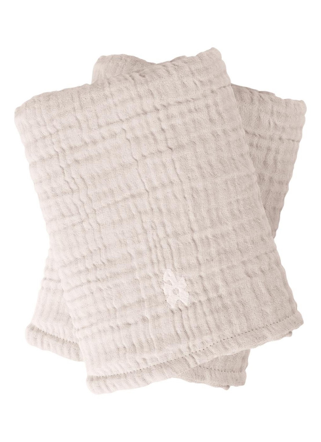 Sebra Mousseline handdoek set van 2 - voorkant roze
