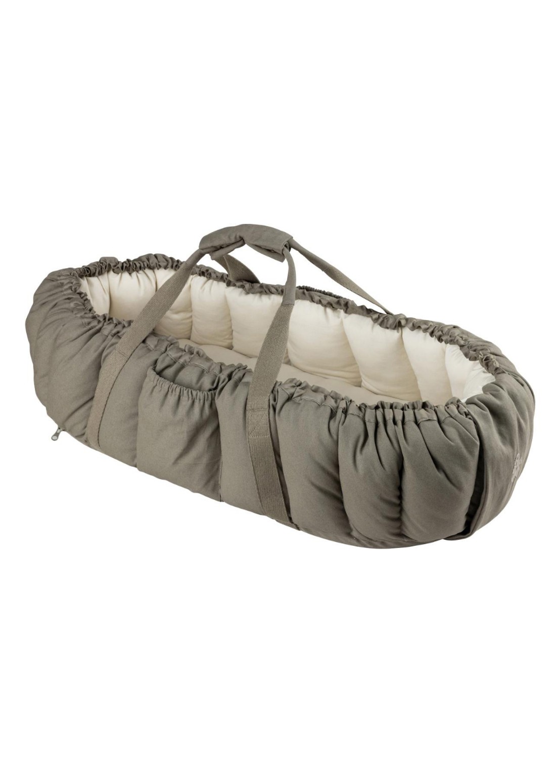 Sebra Sebra 3-in-1 babynestje - voorkant donkerkhaki