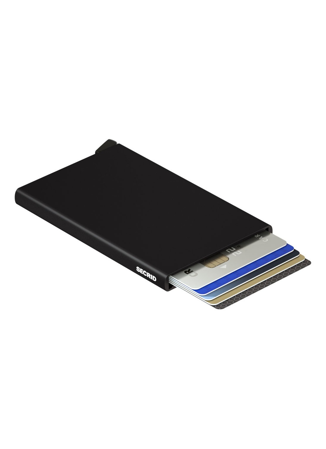Secrid Cardprotector pasjeshouder van aluminium - achterkant zwart