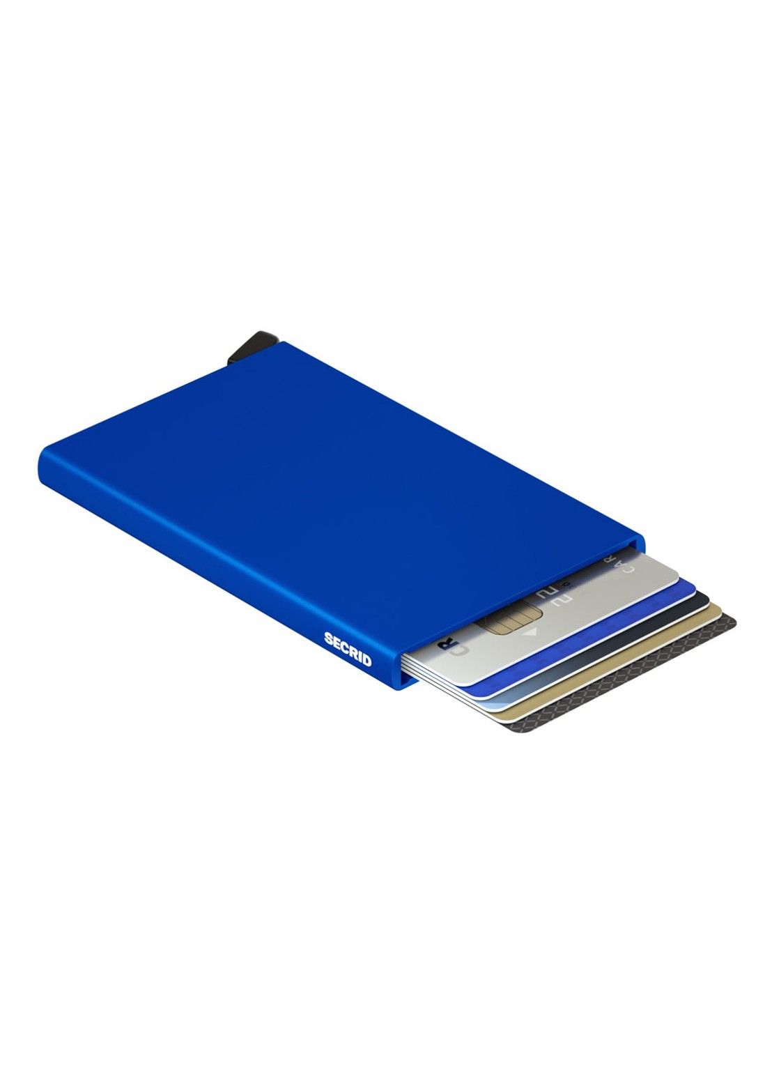 Secrid Cardprotector pasjeshouder van aluminium - achterkant 3 blauw