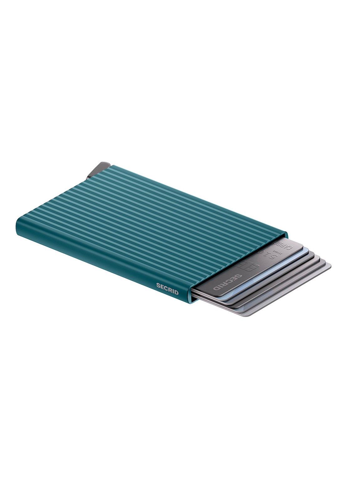 Secrid Cardprotector+ pasjeshouder van aluminium - achterkant 7 donkerblauw