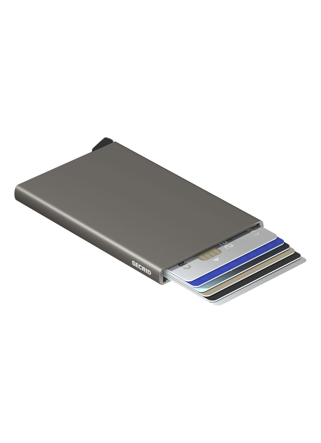 Secrid Cardprotector pasjeshouder van aluminium - achterkant 3 grijs