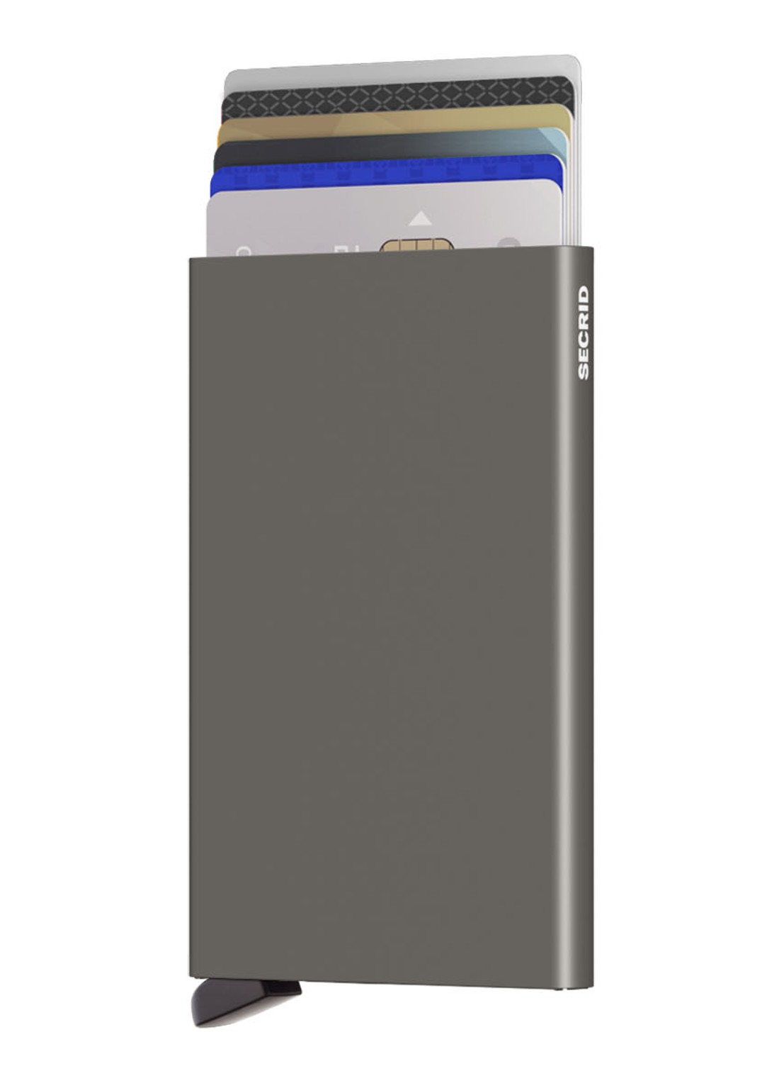 Secrid Cardprotector pasjeshouder van aluminium - voorkant 2 grijs