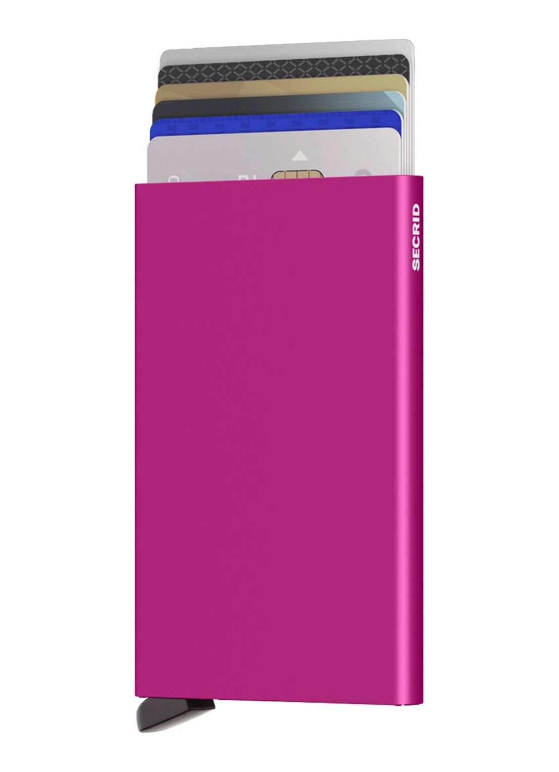 Secrid Cardprotector pasjeshouder van aluminium - voorkant 3 fuchsia
