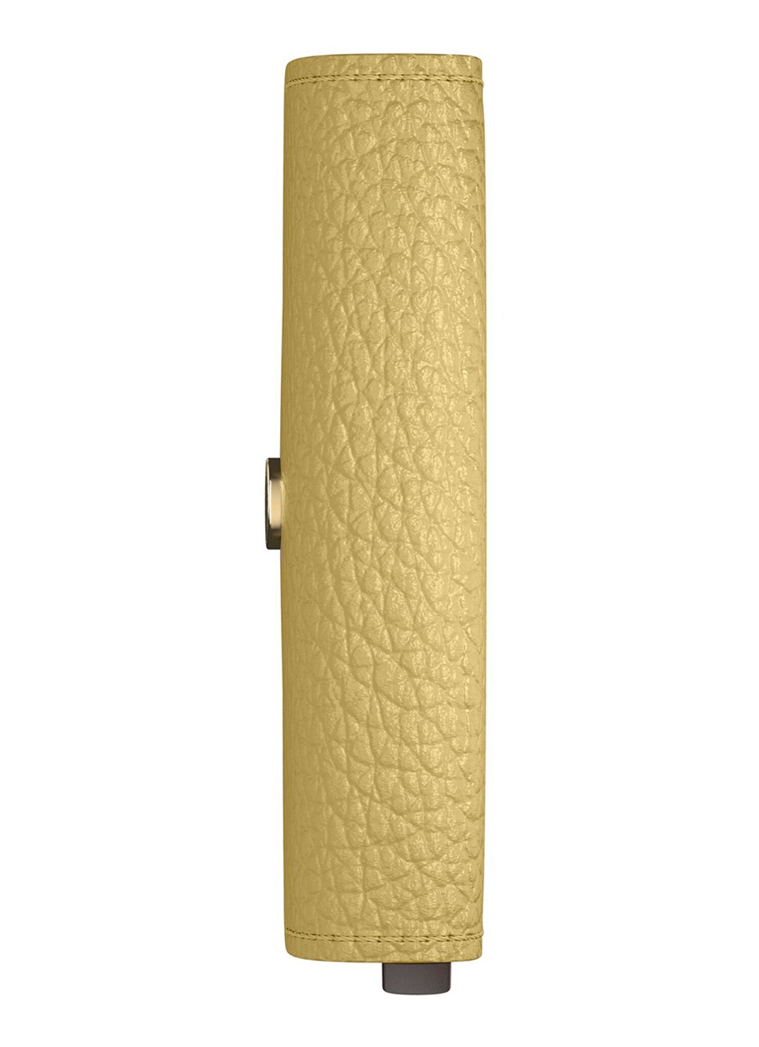 Secrid Enveloppe Pebble pasjeshouder van leer - detail 4 geel
