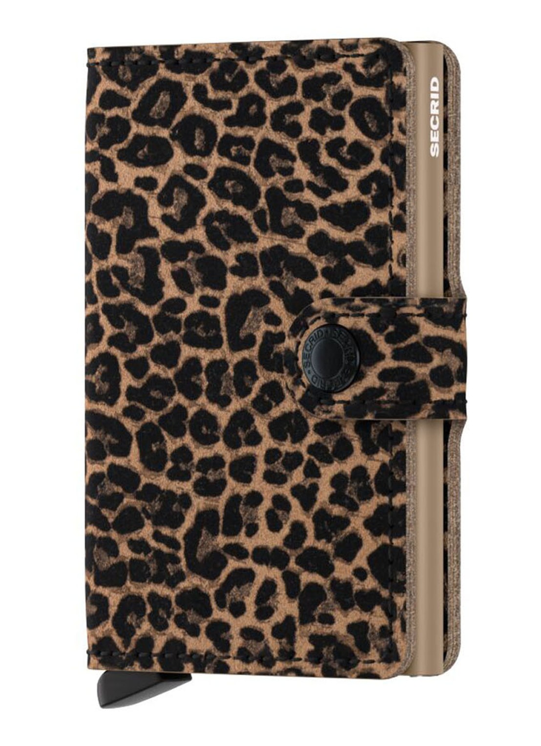 Secrid Leo Miniwallet pasjeshouder - voorkant beige