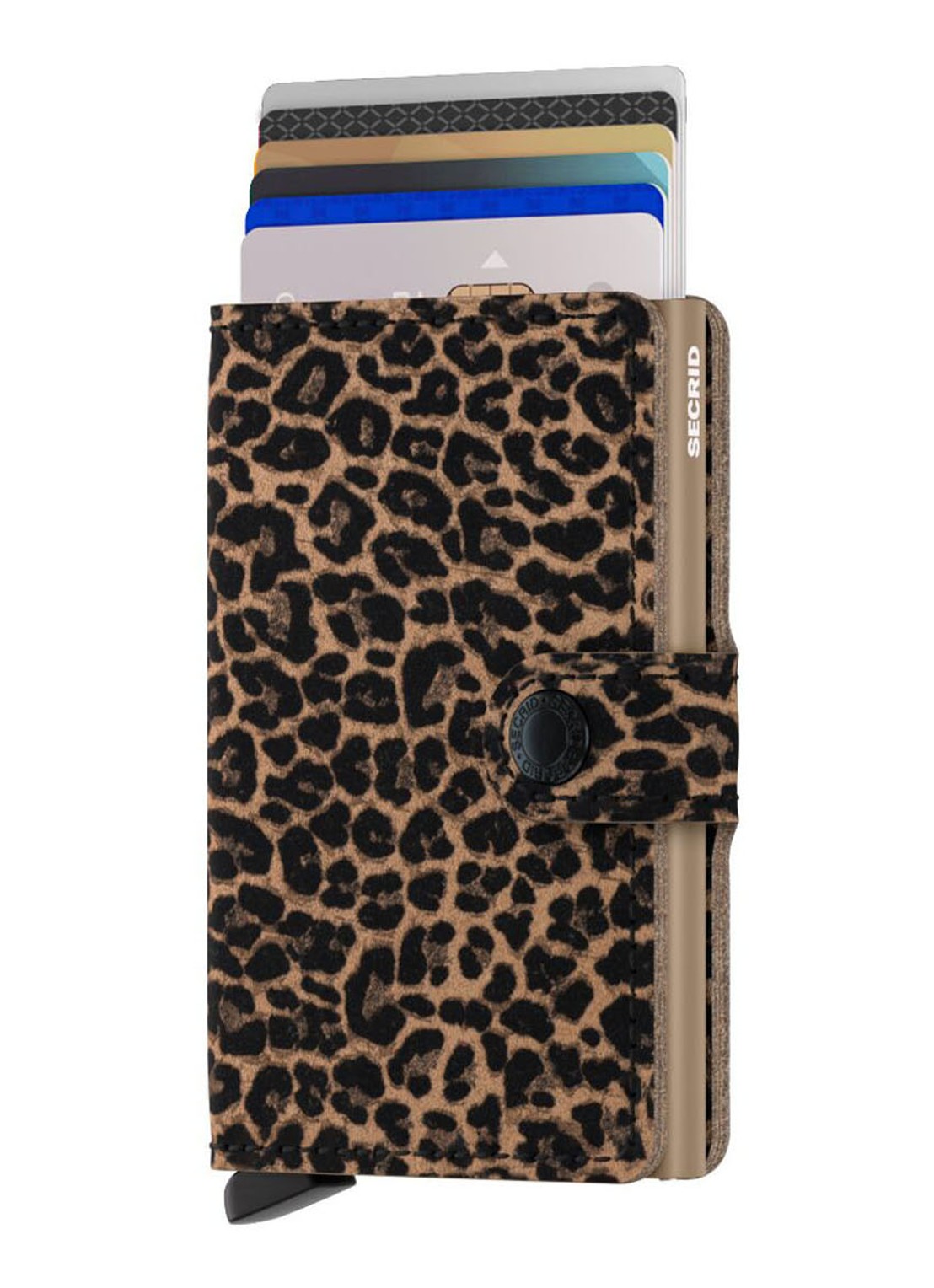 Secrid Leo Miniwallet pasjeshouder - voorkant 2 beige