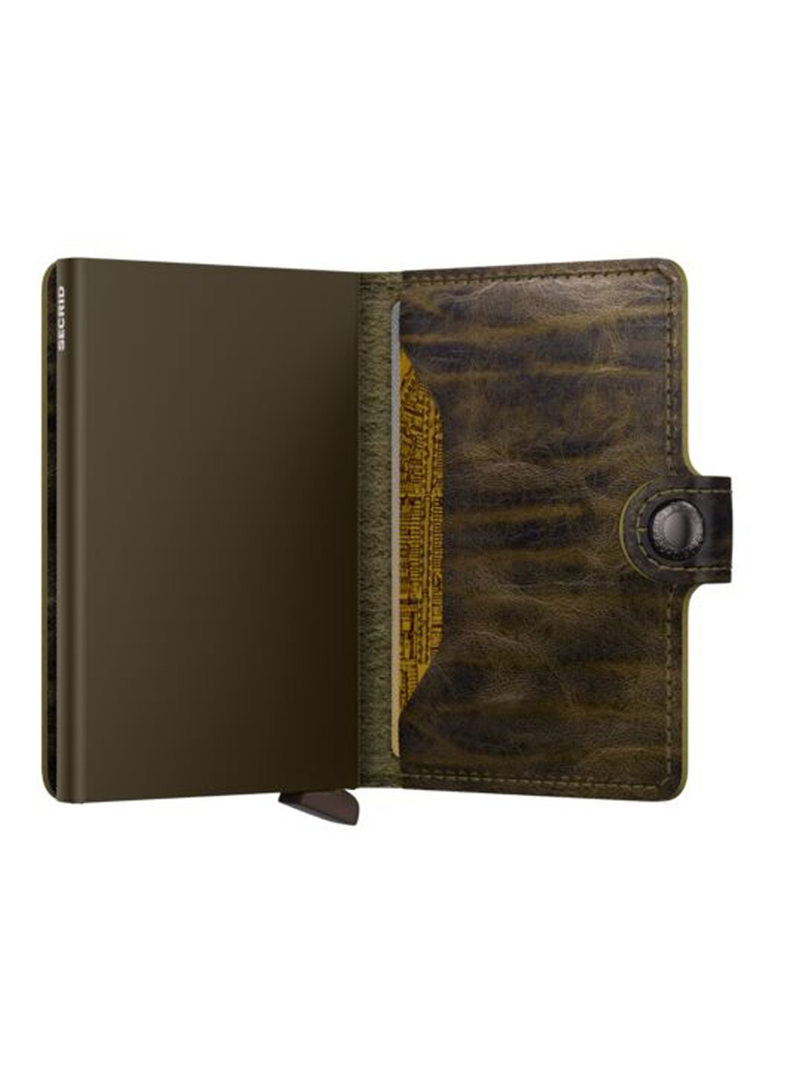 Secrid Miniwallet Dutch Martin portemonnee van leer - detail bruin