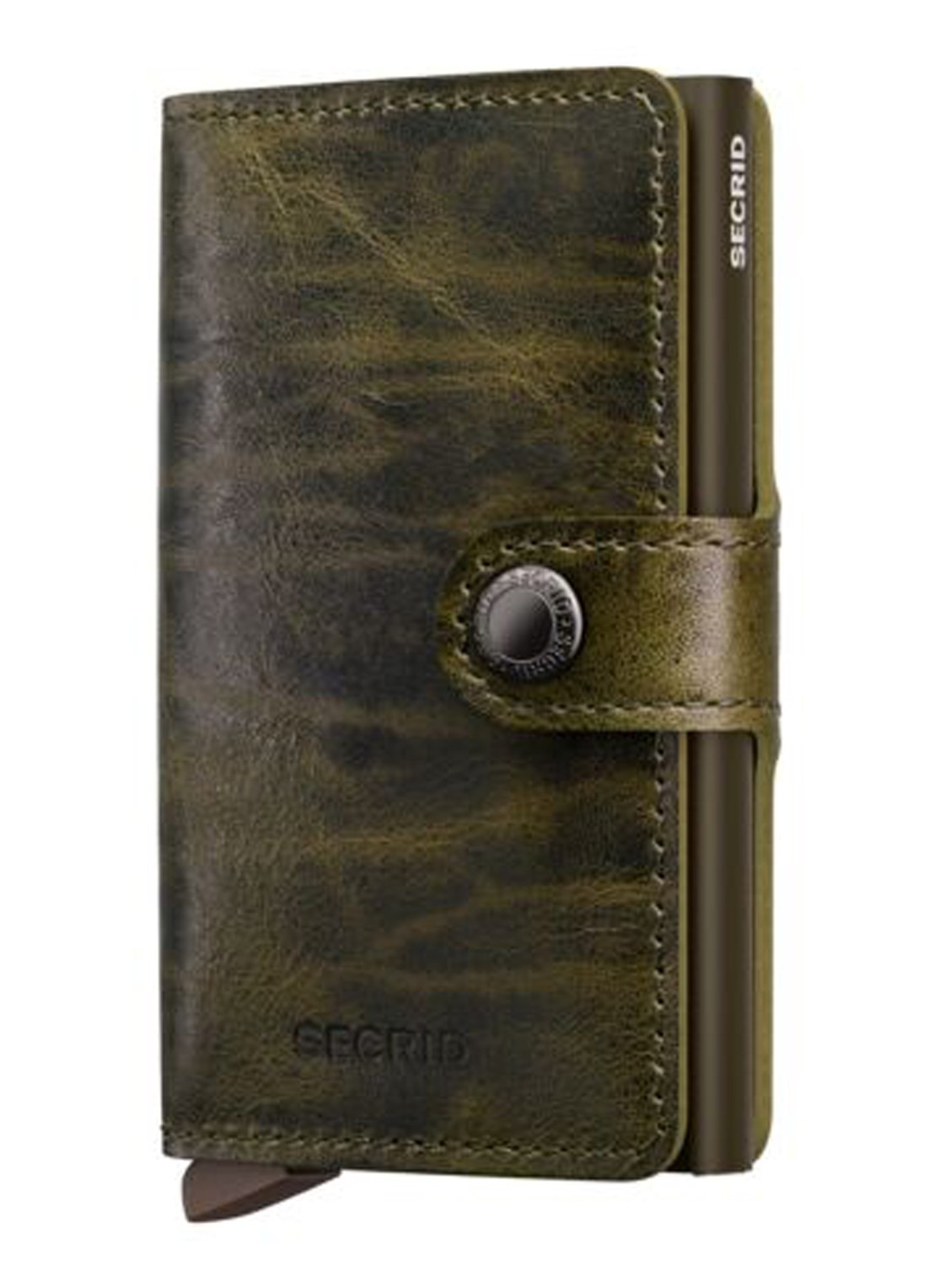 Secrid Miniwallet Dutch Martin portemonnee van leer - voorkant 3 bruin