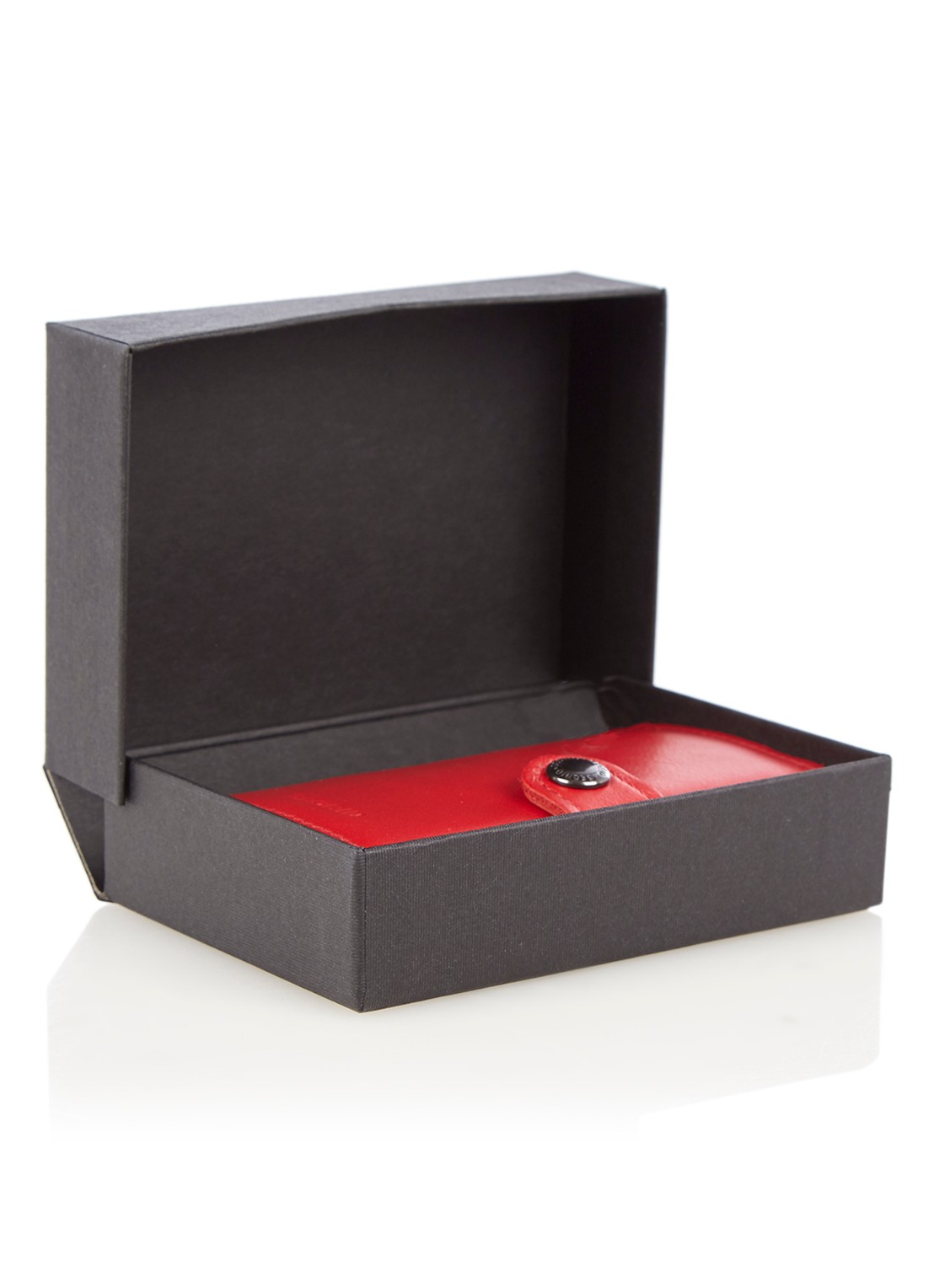 Secrid Miniwallet pasjeshouder van leer - detail 2 steenrood