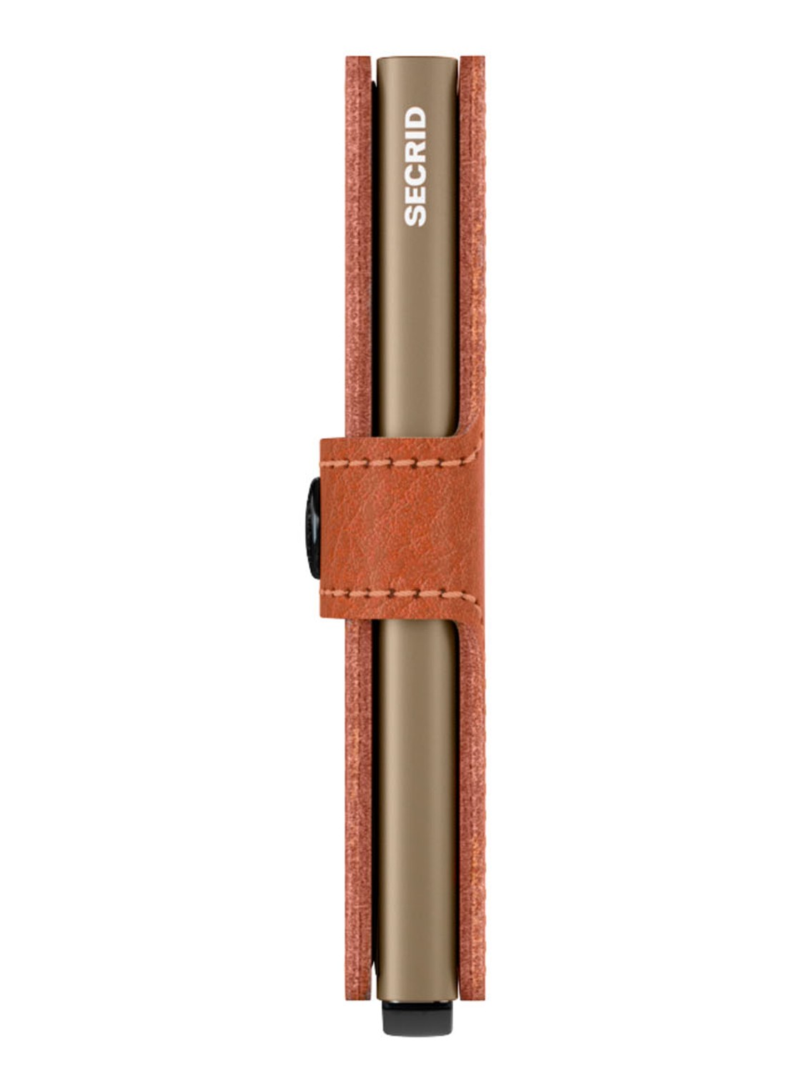 Secrid Miniwallet pasjeshouder van leer - detail cognac