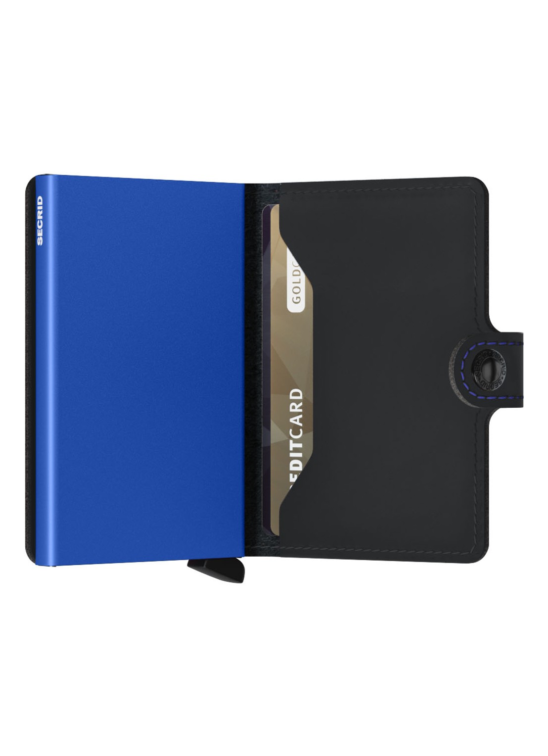 Secrid Miniwallet pasjeshouder van leer - detail 4 zwart