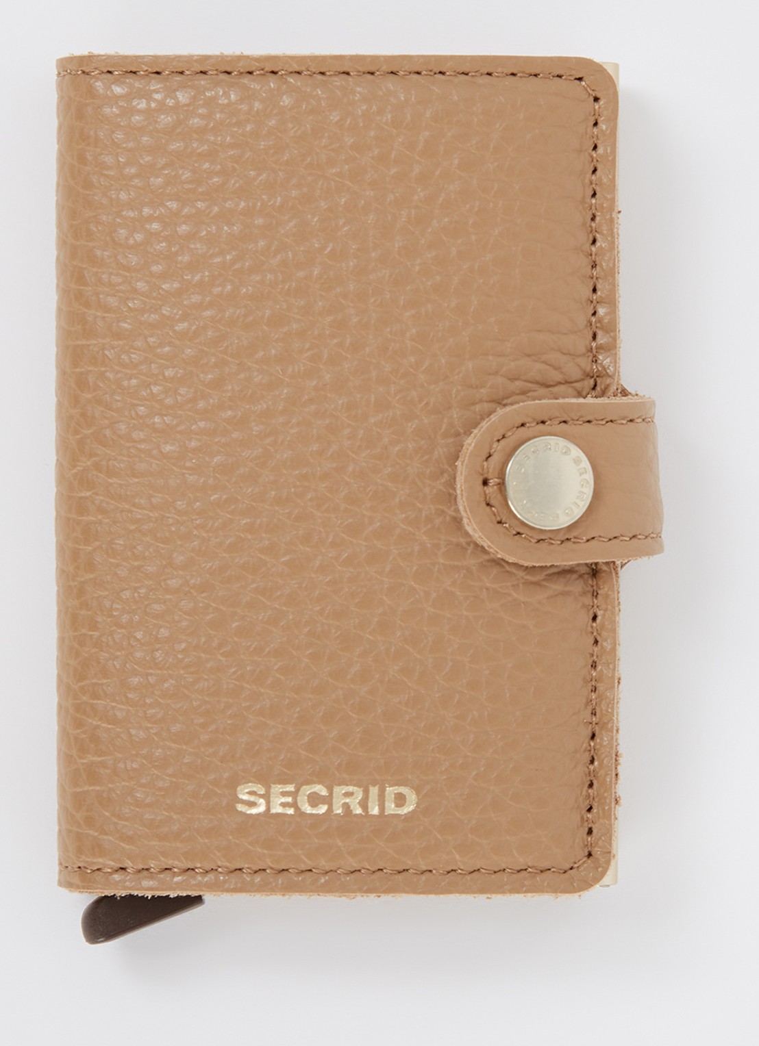 Secrid Miniwallet pasjeshouder van leer - voorkant camel