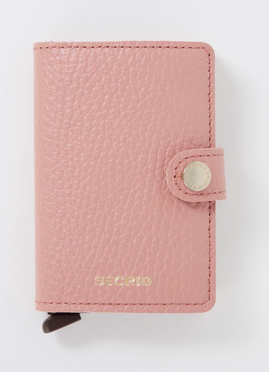 Secrid Miniwallet pasjeshouder van leer - voorkant roze