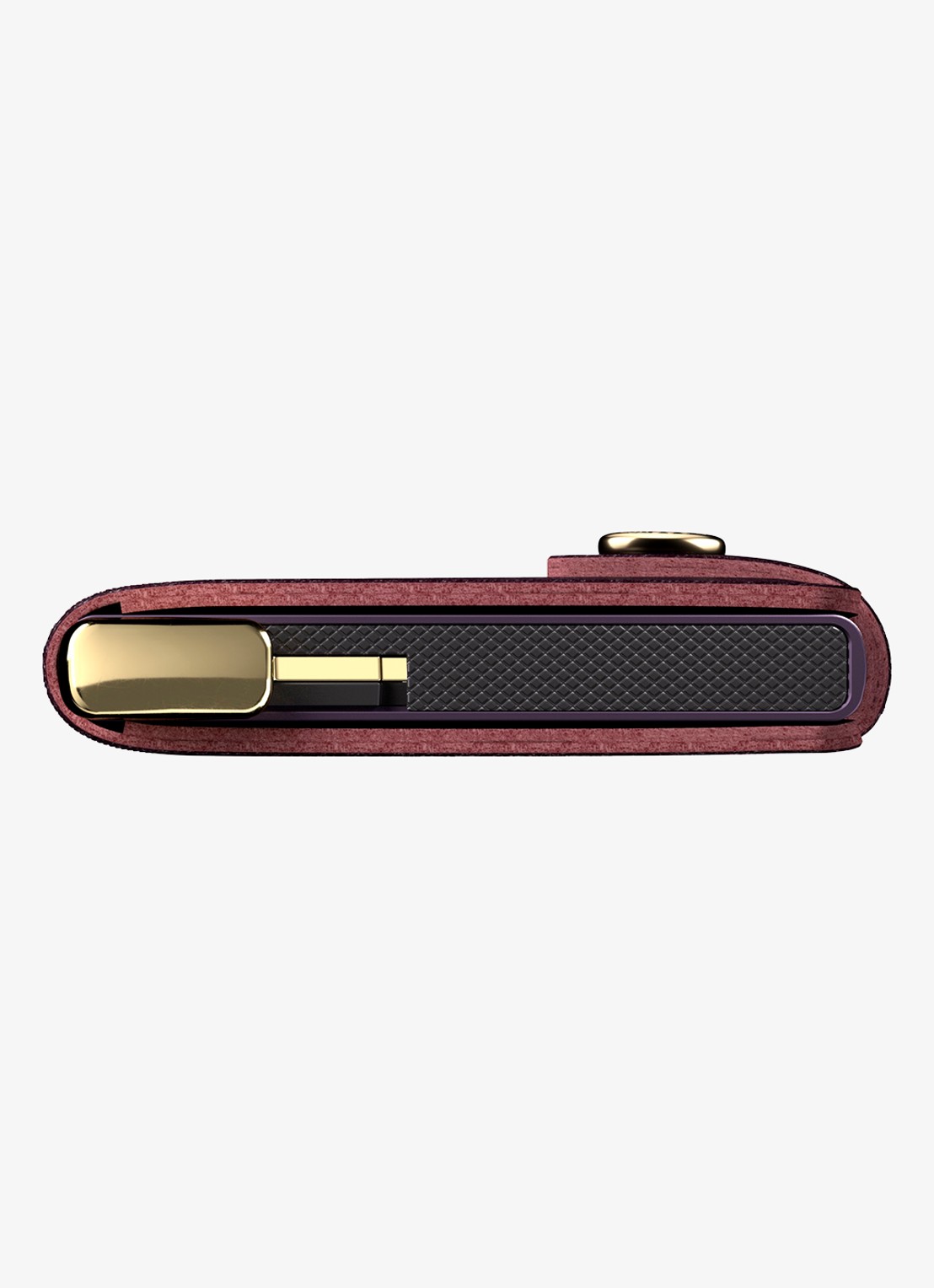 Secrid Miniwallet+ pasjeshouder van leer - detail 6 aubergine